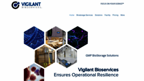 What Vigilantbioservices.com website looked like in 2021 (3 years ago)