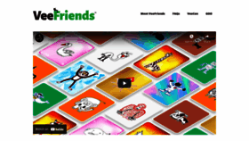 What Veefriends.com website looked like in 2021 (2 years ago)
