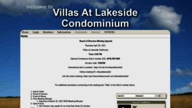 What Villasatlakeside.com website looked like in 2021 (3 years ago)