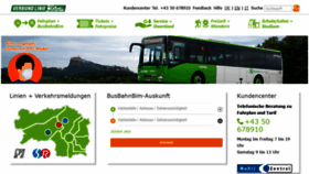 What Verbundlinie.at website looked like in 2021 (2 years ago)
