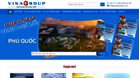 What Vinagrouptravel.com website looked like in 2021 (3 years ago)