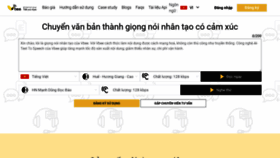 What Vbee.vn website looked like in 2021 (2 years ago)