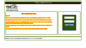What Vitalsfa.com website looked like in 2021 (2 years ago)