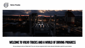 What Volvotrucks.com website looked like in 2021 (2 years ago)