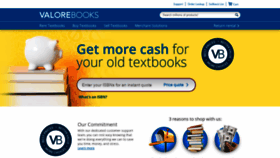 What Valorebooks.com website looked like in 2021 (2 years ago)