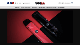What Vape24h.com website looked like in 2021 (2 years ago)
