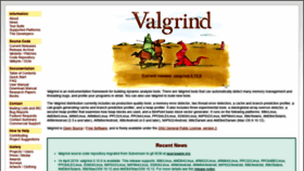 What Valgrind.org website looked like in 2021 (4 years ago)