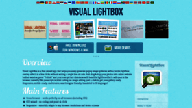 What Visuallightbox.com website looked like in 2021 (2 years ago)
