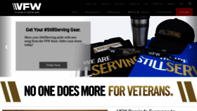 What Vfw.org website looked like in 2021 (2 years ago)