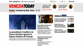 What Veneziatoday.it website looked like in 2021 (4 years ago)