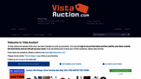 What Vistaauction.com website looked like in 2021 (2 years ago)