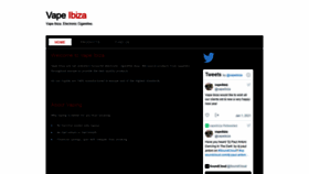 What Vapeibiza.com website looked like in 2021 (2 years ago)