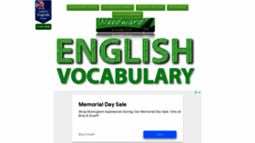 What Vocabulary.cl website looked like in 2021 (2 years ago)