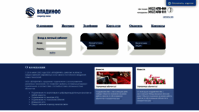 What Vladinfo.ru website looked like in 2021 (2 years ago)