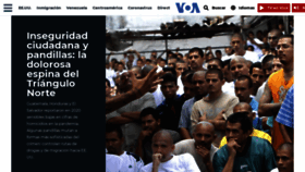 What Voanoticias.com website looked like in 2021 (2 years ago)
