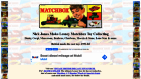 What Vintagebritishdiecasts.co.uk website looked like in 2021 (2 years ago)
