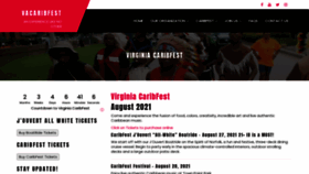 What Virginiacaribfest.com website looked like in 2021 (2 years ago)