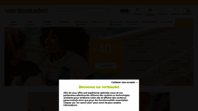 What Vertbaudet.fr website looked like in 2021 (2 years ago)