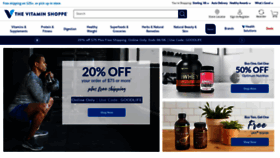What Vitaminshoppe.com website looked like in 2021 (2 years ago)