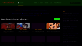 What Vostanimes.tv website looked like in 2021 (2 years ago)