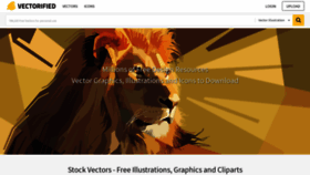 What Vectorified.com website looked like in 2021 (2 years ago)