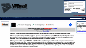 What Vfemail.net website looked like in 2021 (2 years ago)