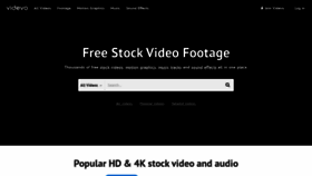 What Videvo.net website looked like in 2021 (4 years ago)