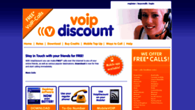 What Voipdiscount.com website looked like in 2021 (2 years ago)