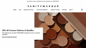What Vanitymakeup.com website looked like in 2021 (2 years ago)