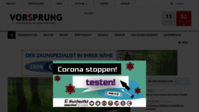 What Vorsprung-online.de website looked like in 2021 (2 years ago)