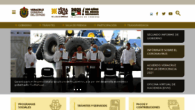 What Veracruz.gob.mx website looked like in 2021 (2 years ago)