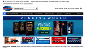 What Vendingworld.com website looked like in 2021 (2 years ago)
