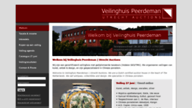 What Veilinghuispeerdeman.nl website looked like in 2021 (2 years ago)