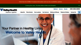 What Valleyhealthlink.com website looked like in 2021 (2 years ago)