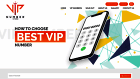 What Vipnumberstore.in website looked like in 2021 (2 years ago)