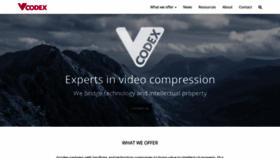 What Vcodex.com website looked like in 2021 (2 years ago)
