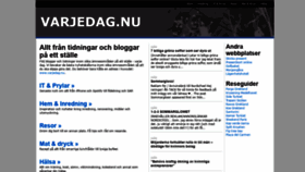 What Varjedag.nu website looked like in 2021 (2 years ago)