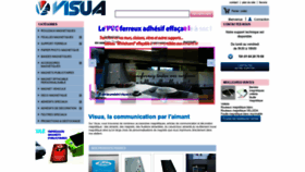 What Visuashop.fr website looked like in 2021 (3 years ago)