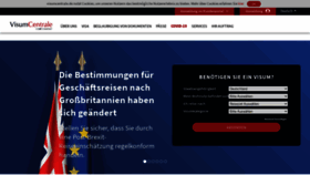What Visumcentrale.de website looked like in 2021 (2 years ago)