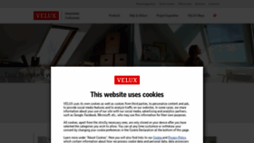 What Velux.co.uk website looked like in 2021 (2 years ago)