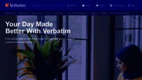What Verbatim-europe.com website looked like in 2021 (2 years ago)