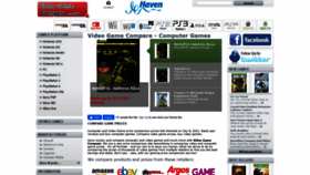What Videogamecompare.co.uk website looked like in 2021 (2 years ago)