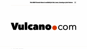 What Vulcano.com website looked like in 2021 (2 years ago)