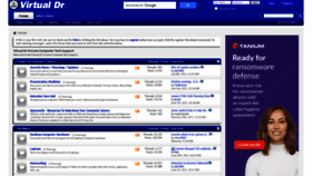 What Virtualdr.com website looked like in 2021 (2 years ago)