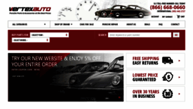 What Vertexauto.com website looked like in 2021 (2 years ago)