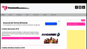 What Venezuelaendolares.com website looked like in 2021 (2 years ago)