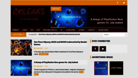 What Vgleaks.com website looked like in 2021 (2 years ago)