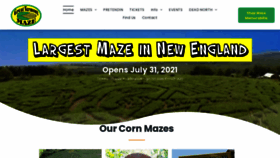 What Vermontcornmaze.com website looked like in 2021 (2 years ago)