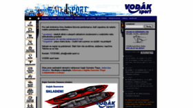 What Vodak-sport.cz website looked like in 2021 (2 years ago)
