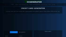What Vccgenerator.com website looked like in 2021 (2 years ago)